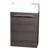Differnz Force40 fontein met onderkast zonder kraangat 40x52x22cm MDF 1 kraangat 1 wasbak rechts Grijs/Eiken SW21947 Differnz Force40 fontein met onderkast zonder kraangat 40x52x22cm MDF 1 kraangat 1 wasbak rechts Grijs/Eiken SW21947