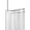 Sealskin Easy Roll 170x80 met plafondsteun rails en haken aluminium SW21953 Sealskin Easy Roll 170x80 met plafondsteun rails en haken aluminium SW21953