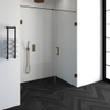 Saniclass Create douchedeur 160x200cm 2-delig profielloos met antikalk en 8mm veiligheidsglas koper SW486608 Saniclass Create douchedeur 160x200cm 2-delig profielloos met antikalk en 8mm veiligheidsglas koper SW486608