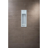Sunshower Pure White appareil encastré infrarouge 19,9x61,9x10cm half body 1250watt blanc/aluminium SW719903
