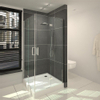 Saniclass Cansano douchecabine vierkant met draaideur 80x80x208.5 incl douchebak 13.5cm helder glas chroom SW24203 Saniclass Cansano douchecabine vierkant met draaideur 80x80x208.5 incl douchebak 13.5cm helder glas chroom SW24203