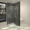 Saniclass Cansano douchecabine vijfhoek 100x100x195 helder glas chroom SW24207 Saniclass Cansano douchecabine vijfhoek 100x100x195 helder glas chroom SW24207