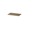 INK Topdeck Plan vasque - 80x45x2cm - pour meuble bas - MFC Chêne pur SW439424