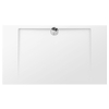 Allibert Slim receveur de douche 160x90cm rectangulaire évacuation centrale Blanc SW735253