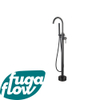 FugaFlow Eccelente Sobrado Robinet baignoire sur pied 107.8cm avec douchette Gun metal SW1123188