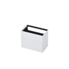 INK Wastafelonderkast - 80x45x65cm - 2 lades - push to open - MDF lak - Hoogglans wit SB1240500