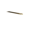 Hotbath &MORE Planchet - 60cm - inclusief bevestigings rails - 1 uitsparing - voor zeepdispenser of beker - PVD - geborsteld messing (goud) SW1245938