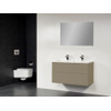Saniclass New Future Bologna badmeubel 100cm met spiegel taupe SW47784 Saniclass New Future Bologna badmeubel 100cm met spiegel taupe SW47784