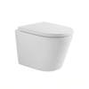 QeramiQ Dely hangtoilet – spoelrandloos – diepte 51,7 cm – met 35 mm softclose zitting – glans wit SW1216230