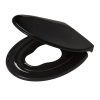 Tiger Tulsa Abattant de toilette avec siège enfant Thermoplast Noir SW877688