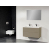 Saniclass New Future XXS Foggia badmeubel 100cm met spiegel taupe SW47730 Saniclass New Future XXS Foggia badmeubel 100cm met spiegel taupe SW47730
