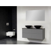 Saniclass New Future Corestone13 waskom zwart badmeubel 120cm met spiegel grijs SW47839 Saniclass New Future Corestone13 waskom zwart badmeubel 120cm met spiegel grijs SW47839