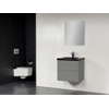 Saniclass New Future XXS Corestone badmeubel 60cm met spiegel grijs SW47799 Saniclass New Future XXS Corestone badmeubel 60cm met spiegel grijs SW47799