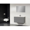 Saniclass New Future Empoli badmeubel 100cm met spiegel grijs SW47821 Saniclass New Future Empoli badmeubel 100cm met spiegel grijs SW47821