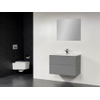 Saniclass New Future Empoli badmeubel 80cm met spiegel grijs SW47822 Saniclass New Future Empoli badmeubel 80cm met spiegel grijs SW47822