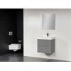 Saniclass New Future Florence Meuble salle de bain 60cm avec miroir gris SW47819 Saniclass New Future Florence Meuble salle de bain 60cm avec miroir gris SW47819