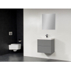 Saniclass New Future XXS Foggia badmeubel 60cm met spiegel grijs SW47796 Saniclass New Future XXS Foggia badmeubel 60cm met spiegel grijs SW47796
