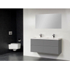 Saniclass New Future Foggia badmeubel 120cm met spiegel grijs SW47813 Saniclass New Future Foggia badmeubel 120cm met spiegel grijs SW47813