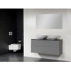 Saniclass New Future Kos waskom wit badmeubel 120cm hoogglans met spiegel grijs SW47832 Saniclass New Future Kos waskom wit badmeubel 120cm hoogglans met spiegel grijs SW47832