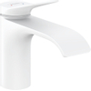 Hansgrohe VIVENIS 1 greeps wastafelkraan - 80 met trekwaste - mat wit SW642483