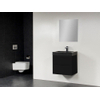 Saniclass New Future Black Spirit badmeubel 60cm met spiegel zwart SW47913 Saniclass New Future Black Spirit badmeubel 60cm met spiegel zwart SW47913