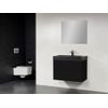 Saniclass New Future Black Spirit badmeubel 80cm met spiegel zwart SW47912 Saniclass New Future Black Spirit badmeubel 80cm met spiegel zwart SW47912