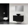 Saniclass New Future XXS Corestone13 waskom zwart badmeubel 100cm met spiegel zwart SW47871 Saniclass New Future XXS Corestone13 waskom zwart badmeubel 100cm met spiegel zwart SW47871