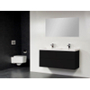 Saniclass New Future Foggia badmeubel 120cm met spiegel zwart SW47883 Saniclass New Future Foggia badmeubel 120cm met spiegel zwart SW47883