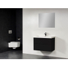 Saniclass New Future XXS Foggia badmeubel 80cm met spiegel zwart SW47866 Saniclass New Future XXS Foggia badmeubel 80cm met spiegel zwart SW47866
