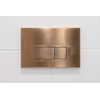 Geberit Bâti-support encastrable - UP320 - plaque de commande QeramiQ metal - DualFlush - boutons rectangulaires - Cuivre SW976080