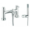 Crosswater Fusion mitigeur de baignoire sur pied avec ensemble de baignoire chrome SW20961