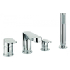 Crosswater Style 4 gats badrandkraan chroom SW21006 Crosswater Style 4 gats badrandkraan chroom SW21006