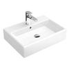 Villeroy & Boch Memento meubelwastafel onderzijde geslepen 60x42cm met kraangat met overloop ceramic+ zwart 1024011 Villeroy & Boch Memento meubelwastafel onderzijde geslepen 60x42cm met kraangat met overloop ceramic+ zwart 1024011