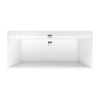 Villeroy en Boch Squaro Edge 12 kunststof bad quaryl rechthoekig 170x75x45cm incl. poten en afvoer /overloopcombinatie wit 0942246 Villeroy en Boch Squaro Edge 12 kunststof bad quaryl rechthoekig 170x75x45cm incl. poten en afvoer /overloopcombinatie wit 0942246