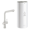 GROHE Red New Robinet d'eau bouillante 3-en-1 avec bec L et chauffe-eau L-size inox SW108065
