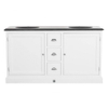 Van Heck Traditional badmeubelset 162x91x55cm 3 lades 2 deuren 2 kraangaten Massief hout en enkele delen MDF zonder spiegel Graniet gezoet SW27796 Van Heck Traditional badmeubelset 162x91x55cm 3 lades 2 deuren 2 kraangaten Massief hout en enkele delen MDF zonder spiegel Graniet gezoet SW27796