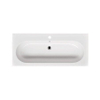BRAUER Moon lavabo - 100x46x10cm - 1 bassin - 1 trou de robinet - céramique - blanc brillant SW1419629