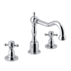 Van Heck Traditional de Luxe 3 gats wastafelmengkraan Chroom SW27915 Van Heck Traditional de Luxe 3 gats wastafelmengkraan Chroom SW27915