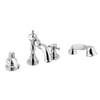 Van Heck Traditional de Luxe Mitigeur bain sur gorge avec douchette à main et inversuer chrome SW27917 Van Heck Traditional de Luxe Mitigeur bain sur gorge avec douchette à main et inversuer chrome SW27917