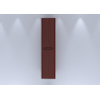 H&R badmeubelen Juice Hoge Kast - 40x35x170cm - met ronde hoeken - 3D-front - 2 deuren - linksdraaiend - terra mat SW875848