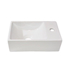 Best Design Wonder fontein 29x18x9.5cm 1 kraangat rechts keramiek wit SW27970 Best Design Wonder fontein 29x18x9.5cm 1 kraangat rechts keramiek wit SW27970