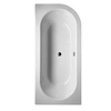 Bette Starlet IV baignoire acier émaillé modèle d'angle 175x80x42cm pour angle gauche blanc 0341256
