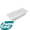 FugaFlow Efficiente Anta Ligbad - 190x90cm - acryl - glans wit - Black Friday - SW1123499