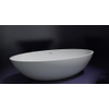 Best design New Stone vrijstaand bad 180x85x52cm solid surface met overloop hoogglans wit SW28079 Best design New Stone vrijstaand bad 180x85x52cm solid surface met overloop hoogglans wit SW28079