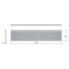 Mosa global collection plint 7x29.6cm koningsblauw grof gespikkeld mat SW362756 Mosa global collection plint 7x29.6cm koningsblauw grof gespikkeld mat SW362756