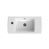 Bruynzeel Doro Keramische fontein 50x11x25cm 50x25 cm kraangat links wit GA83602 Bruynzeel Doro Keramische fontein 50x11x25cm 50x25 cm kraangat links wit GA83602