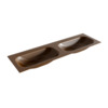 Mondiaz BIG small Rust solid surface inbouw wastafel 150cm dubbel SW423438 Mondiaz BIG small Rust solid surface inbouw wastafel 150cm dubbel SW423438