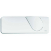 Wisa 2100 Plaque de commande tablette tablette en plastique pour réservoir encastré 2100 interruption de chasse SO blanc 0702048