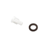 Hansgrohe Filter inzetzeef - met ring - wit GA52132