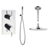 Crosswater Kai Inbouwdouche compleet tweeweg systeem met hoofddouche rond 30cm inclusief plafondsteun bevestiging chroom SW28917 Crosswater Kai Inbouwdouche compleet tweeweg systeem met hoofddouche rond 30cm inclusief plafondsteun bevestiging chroom SW28917